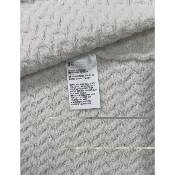 STATE OF DAY Chenille Waffle Knit Robe Size M/L Bright Sea Salt Retail $119.50 - Picture 7 of 7